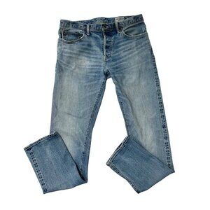 Todd Snyder Japanese Slim Selvedge Jeans Medium Wash Denim size 32X34